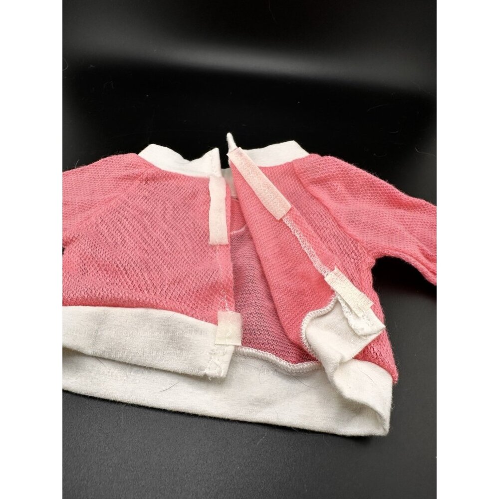 Unbranded Vtg 1980s Doll Pink Floral Mesh Long Sleeve Shirt Cabbage Patch Kids - Picture 4 of 4